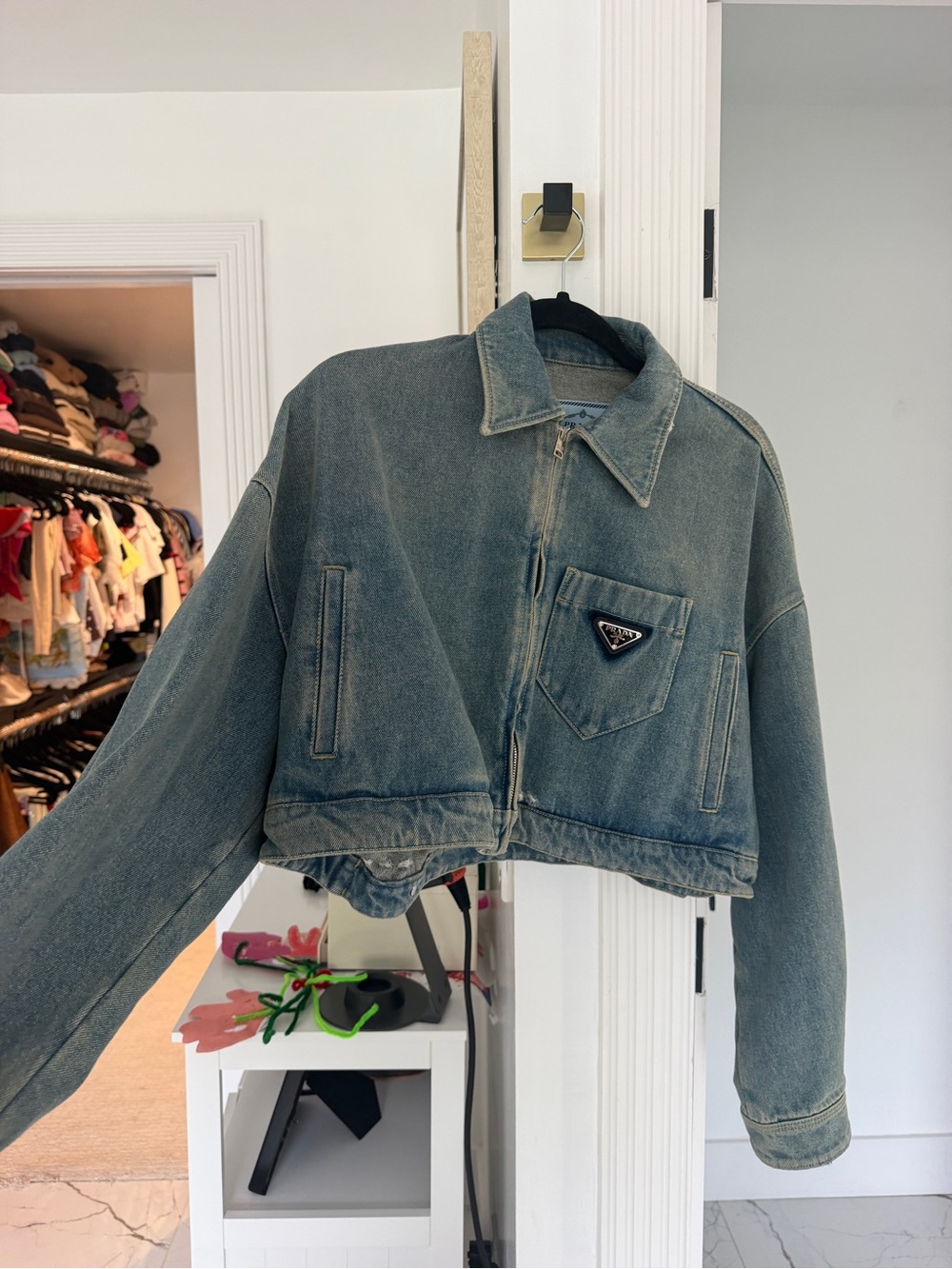 Prada Blue Denim Jacket
